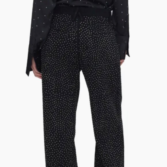 Good American Good Ease Relaxed Rhinestone Sparkle Jeans Size 0/25 - Picture 5 of 7